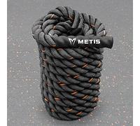 METIS Cuerda de Batalla │Battle Rope de Fitness │ Longitud 9m/12m/15m Grosor 38/50mm (9m, 50mm)