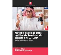 Método analítico para análise de biocidas de têxteis em LC-DAD