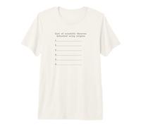 Método científico > Creencias | Funny Nerd Science Secularism Camiseta Premium