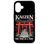 Método Hiragana Katakana Kaizen Cita Kaizen Kai Zen Carcasa para iPhone 16