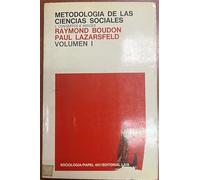 metodologia de las ciencias sociales raymond boudon