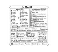 Métodos Abreviados De Teclado: Guía De Referencia Rápida De Word/Adhesivo Sin Suciedad, Pegatinas De Atajos De Teclado para PC Portátil Compatible con Air/Pro De 13-16 Pulgadas