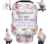Metplus Funda de asiento de coche transpirable para bebés, funda elástica para lactancia, multiusos, para recién nacidos, cochecito, carrito de compras, regalo