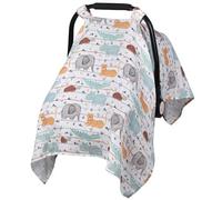 Metplus Funda de muselina para asiento de coche para bebés, funda transpirable para asiento de coche, funda ligera para portabebés para niñas y niños, apto para primavera, verano, días calurosos,