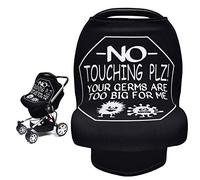 Metplus - Fundas de asiento de coche para bebés, cubierta de lactancia materna, funda elástica para cochecito, silla alta, carrito de compras, regalo de ducha para niños y niñas recién nacidos,