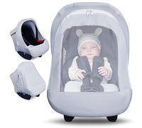 Metplus Toldo 2 en 1 para asiento de coche de bebé, parasol de privacidad multiusos, protege la seguridad del bebé con estilo, fundas para portabebés para niños y niñas