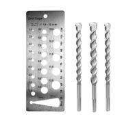 Metric Drill Size Gauge Accurate Hole Measuring Checker Plate