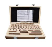 Metric Gauge Block Set 87pcs, Grade 0 & Grade 1 Precision Calibration Test Blocks, 0.5-100mm Range, High Speed Steel Gauge Blocks with Parallel Blocks for Accurate Measurement and Inspection(Grade1)