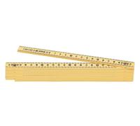 Metrica 18020 DOBLE METRO FIBRA CREMA 10 varillas mm