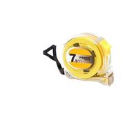 Metro 7.5 m flexometro transparente agarre cinturon 6 unidades 25mm x 7.5m