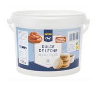 METRO Chef Dulce de Leche Alfajorero 2.75 kg | Sin Gluten | Especial para Rellenos de Pastelería | Cremoso y Versátil para Alfajores, Tortas y Postres Caseros (1Cubo 2,750 Gramos)
