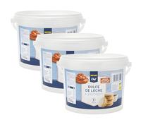 METRO Chef Dulce de Leche Alfajorero 2.75 kg | SinGluten | Especial para Rellenos de Pastelería | Cremoso y Versátil para Alfajores, Tortas y Postres Caseros (3 Cubos 2,750 Gramos)