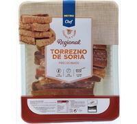 METRO Chef Torrezno de Soria Precocinado 1,700g Aprox. - Sin Gluten, Sin Lactosa, con el mejor sabor de Castilla y León - Crujiente y Sabroso - Listo para cocinar (1 BANDEJA 1700 aprox., .)