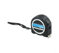 Metro enrollable de 5 m con clip para cinturón y bloqueo, cinta métrica ergonómica para obras de construcción de acero, cinta métrica duradera de Tylon 19 mm (7,5 M*25 mm)