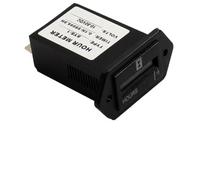 Metro mecánico de la hora, 6V-80V DC para el generador del motor diesel | Medidor de horas mecánico, generador de motor diesel, 6V-80V, ABS, 0-99999.9 horas, HM002