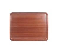 METRO Professional Bandeja de camarero, madera contrachapada, 60 x 45 cm, rectangular, marrón