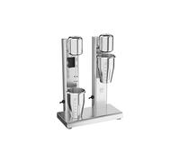 METRO PROFESSIONAL Batidora de Cócteles Doble, 2 x 80W, 2 Velocidades, 650ml, Acero Inoxidable, Base Antideslizante