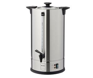 METRO Professional Cafetera/Urna de café GCM4015, Caldera Catering Comercial, acero Inoxidable, 15 L, 100 tazas, 1650 W, indicador nivel de agua, función conservación del calor, plata