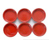 METRO Professional Cassolette, 12 cm, terracota, resistente al horno hasta 180 grados, apto para lavavajillas y microondas, redondo, rojo, 6 piezas