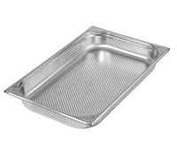 METRO Professional Cubeta GN 1/2, 65 mm, acero inoxidable 18/10, perforada