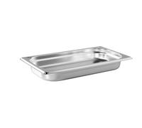 METRO Professional Cubeta GN 1/3, 40 mm, Acero Inoxidable 14/1, Ideal para la gastronomía, Catering, Cocina Profesional, para conservar/Servir, apilable