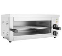 METRO Professional GSL1001 Salamandra con colector de restos, acero inoxidable, 28 x 61 x 33 cm, 2500 W