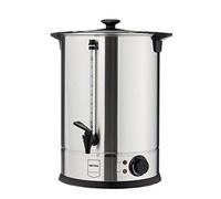 METRO Professional Hervidor de agua/Urna de café GWB1020, Caldera Catering Comercial, acero Inoxidable, 20 L, 130 tazas, 2600 W, indicador nivel de agua, función conservación del calor, plata