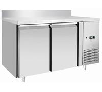 METRO Professional Mesa congeladora GCF3100BS, Acero Inoxidable, 334 L, 600 W, 3 Puertas, Plateada, Ideal para restaurantes (M)