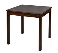 METRO Professional Mesa de Comedor Cuadrada Aldea, Madera de Abedul, 80 x 80 x 75 cm, para Restaurante y Bar, Marrón (80 x 80 x 75 cm)