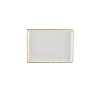METRO Professional Plato llano Ateo, porcelana, 23 x 17 cm, rectangular, beige, 6 unidades