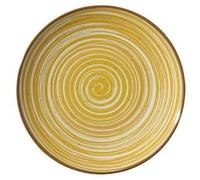 METRO Professional, Plato Para Postres de Cerámica Madleen 20 cm, Diseño Amarillo, Apilable