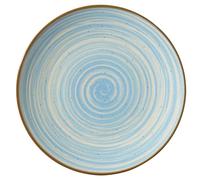 METRO Professional, plato para postres de cerámica Madleen 20 cm, diseño azul, apilable