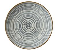 METRO Professional, plato para postres de cerámica Madleen 20 cm, diseño gris, apilable