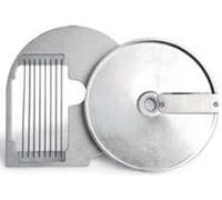 METRO Professional Pommes-Frites - Juego de discos de corte para máquina GVCDFFS10 (aluminio, diámetro de 20,5 cm, 10 mm), color plateado