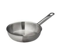 METRO Professional Sartén de acero inoxidable, Ø 20 cm, altura: 6 cm, inducción