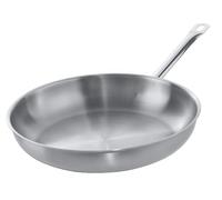 METRO Professional Sartén de acero inoxidable 18/10, Ø 28 cm, altura: 7.8 cm, inducción y horno hasta max. 240 °C