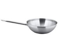 METRO Professional Sartén sauteuse de acero inoxidable, Ø 24 cm, forma cónica plata, 3 L