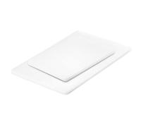 METRO Professional Set Tablas de cortar, HDPE, blanco, 2 unidades