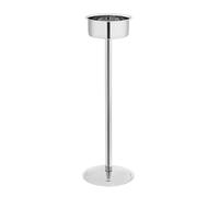 METRO Professional Soporte Enfriador de Vino, Acero Inoxidable, Ø25 cm, 75 cm Altura, Superficie Reflectante