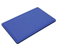 METRO Professional Tabla de cortar GN 1/1, polietileno de alta densidad (HDPE), 53 x 32.5 x 2 cm, azul
