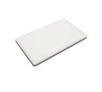 METRO Professional Tabla de cortar GN 1/1, polietileno de alta densidad (HDPE), 53 x 32.5 x 2 cm, blanco
