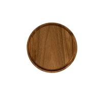 METRO Professional Tabla de servir, madera de acacia, diámetro 22.5 cm, redonda, para tapas, pizza, aperitivos, desayuno (diámetro 36 cm)