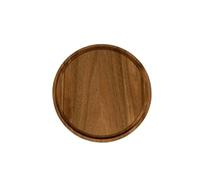 METRO Professional Tabla de servir, madera de acacia, diámetro 22.5 cm, redonda, para tapas, pizza, aperitivos, desayuno (diámetro 22.5 cm)