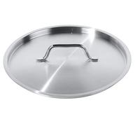METRO Professional Tapa de acero inoxidable, Ø 28 cm, plata