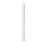 METRO Professional Vela alargada, Ø 22 x 240 mm, 10 unidades, tiempo de combustión aproximado de 7 horas, parafina 100%, para el hogar, celebraciones y gastronomía, blanco