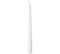 METRO Professional Vela alargada cónica, 240 x ø 22 mm, 7h de combustión, blanco, 100 uds., para restaurantes, terraza, hogar