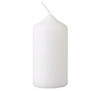 METRO Professional Vela de Pilar, Ø 48 x 100 mm, 12 unidades, tiempo de combustión aproximado de 21 horas, parafina 100%, para el hogar, celebraciones y gastronomía, blanco