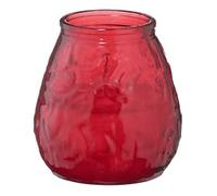 METRO Professional Vela en Vaso Bistro, Ø 98 x 102 mm, Rojo, 6 Unidades