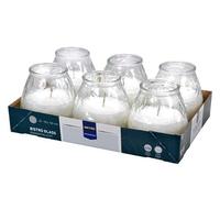 METRO Professional Vela en Vaso Transparente, Ø 98 x 102 mm, 6 Unidades