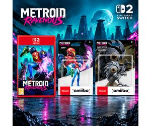 Metroid Ravenous + Pack Amiibo Samus Ravenous y Amiibo Chozo Statue NO ES LA COLECCIONISTA Nintendo Switch 2 standard